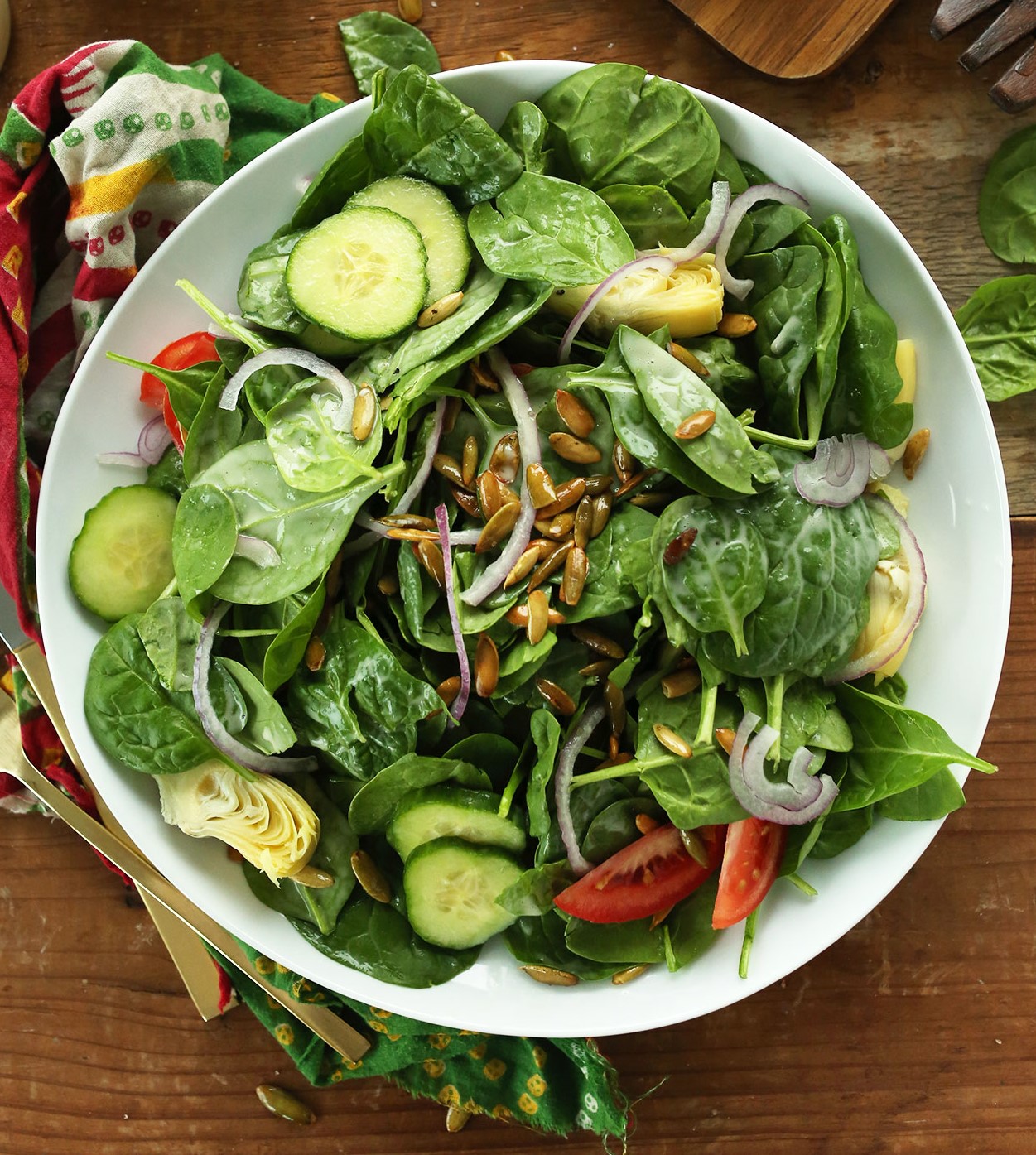 Зимний овощной салат
