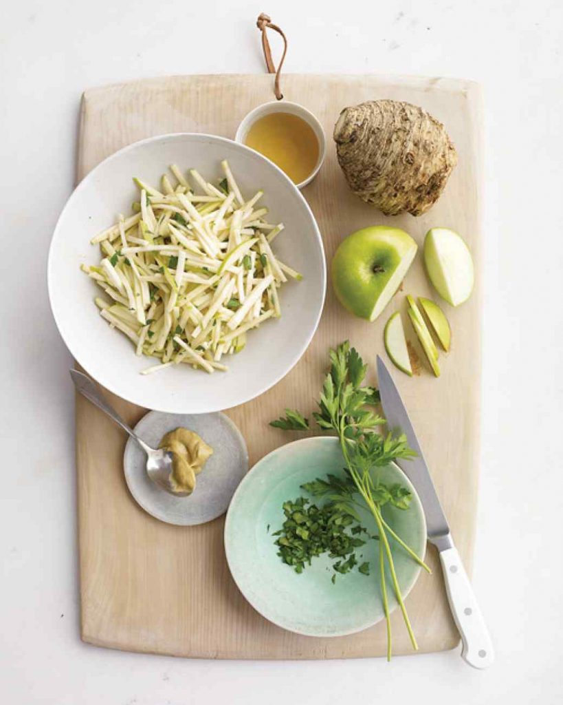 Celery Root and Apple Slaw