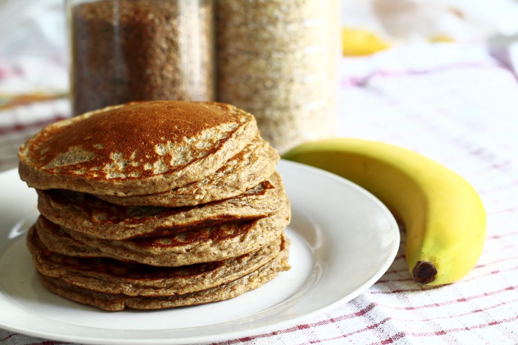 Chunky Vegan Chickpea Pancakes