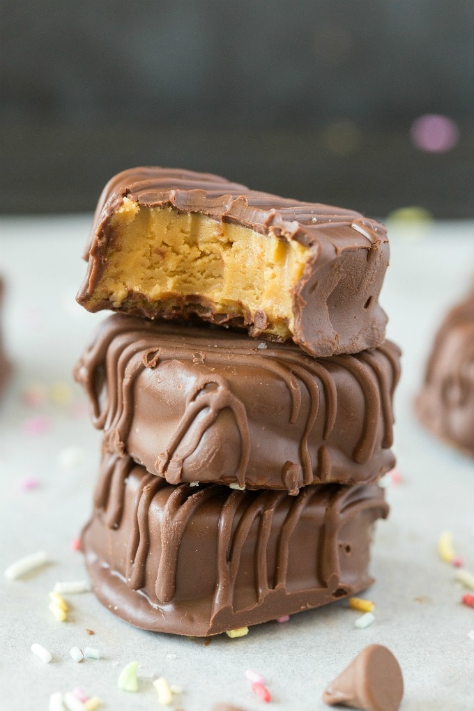 Keto Low Carb Chocolate Peanut Butter Hearts