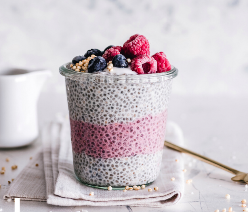 Berry Chia Seed Breakfast Really Healthy Foods Really Healthy Foods