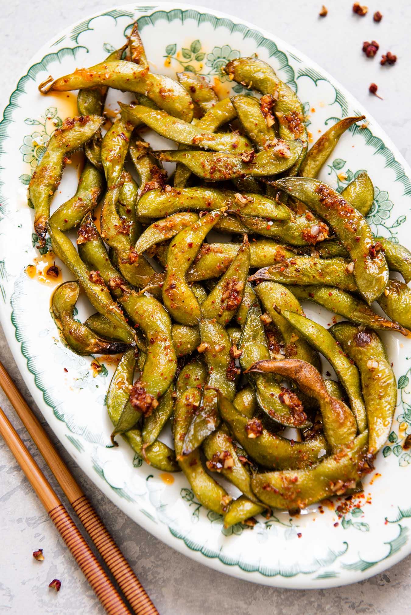 Spicy Roasted Edamame Beans – Really Healthy Foods