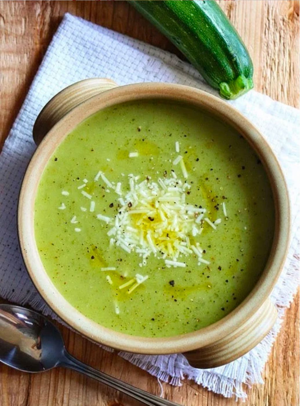 Cream of Zucchini Soup Recipe - Really Healthy Foods