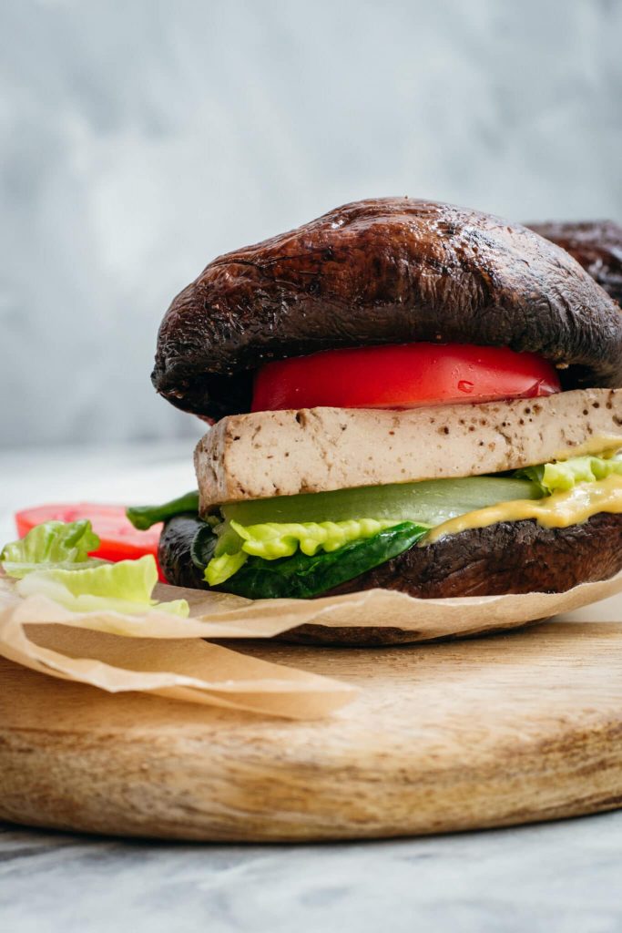 Vegan Keto Portobello Mushroom Burger