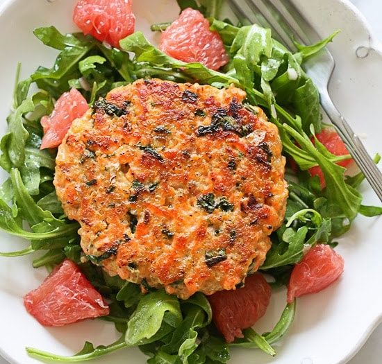 Healthy Salmon Quinoa Burgers