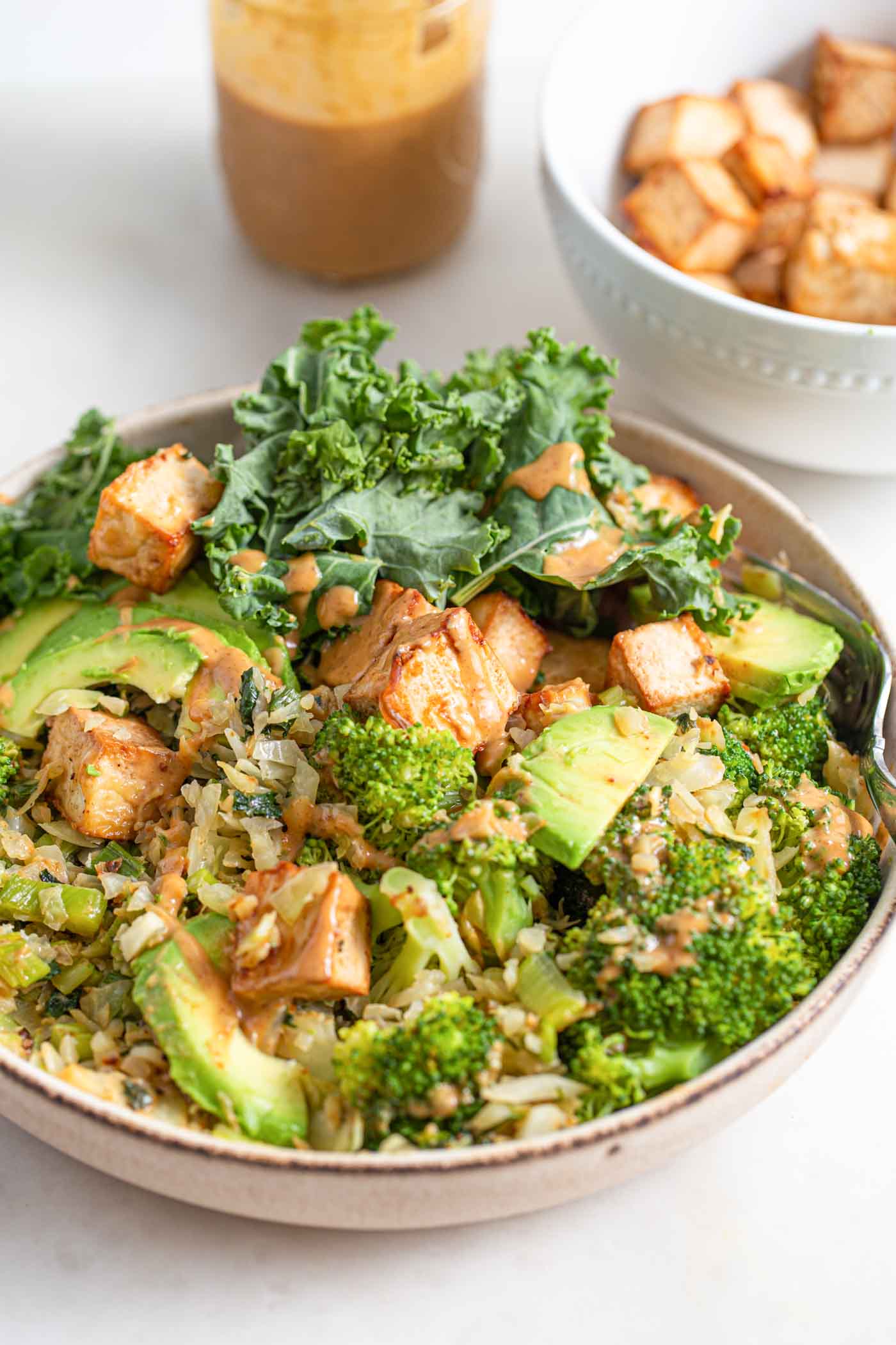 Low-Carb Vegan Dinner Bowl - Really Healthy Foods