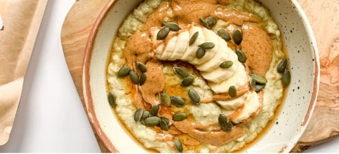 Protein Porridge with Pumpkin Seeds Recipe