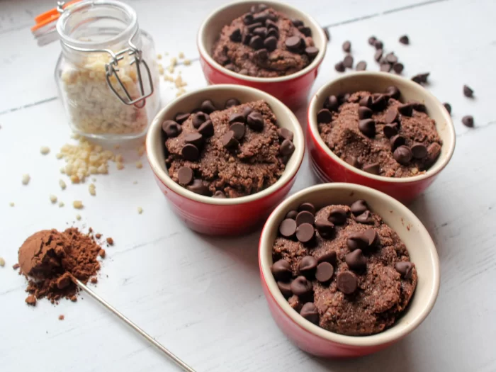 Keto Brownie Puddings