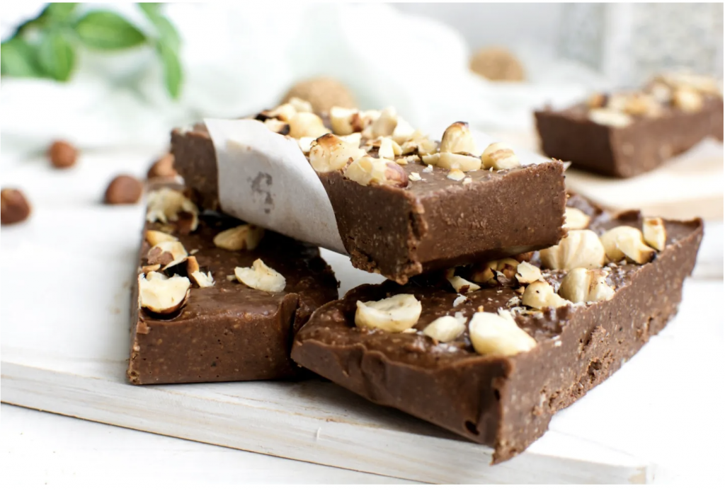 Low Carb Chocolate Hazelnut Bars