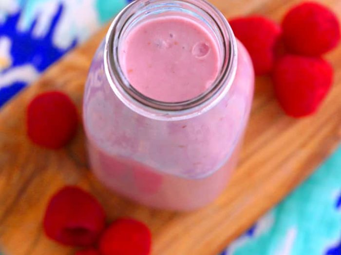Berries and Cream Keto Protein Smoothie
