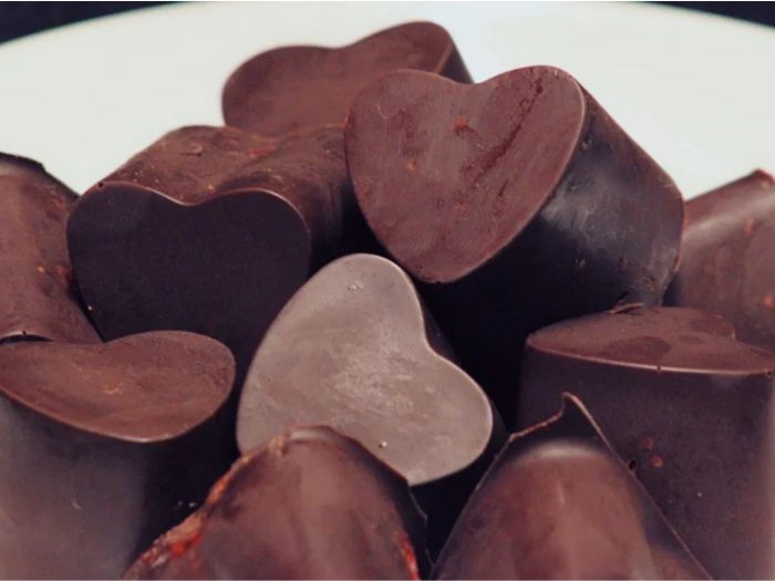 Chocolate Strawberry Hearts