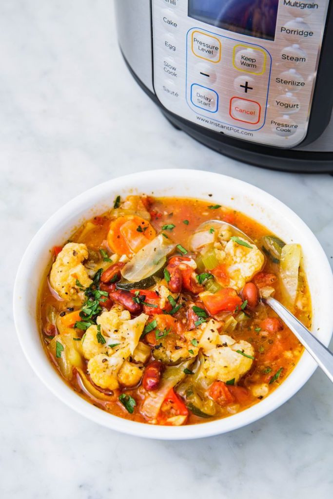 Instant Pot Vegetable Soup